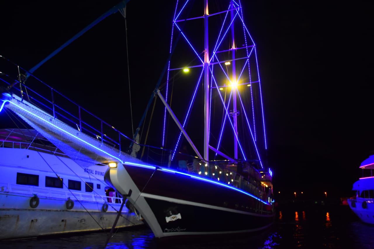 Sinai Dream boat Excursion at night